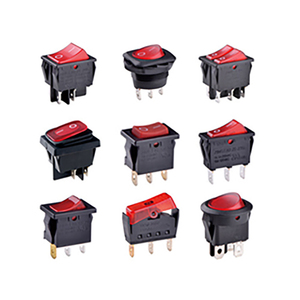 250VAC/16A T85/T125 <span class=keywords><strong>Rocker</strong></span> chuyển ON-OFF Power <span class=keywords><strong>switch</strong></span> dpdt LED Selector vuông <span class=keywords><strong>4</strong></span> <span class=keywords><strong>pins</strong></span> với đèn <span class=keywords><strong>Rocker</strong></span> Thiết bị chuyển mạch - Product Image 5