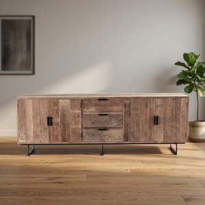 Vintage Luxury Classic Solid Teak Wood Metal Bedroom <b>Dressing</b> <b>Table</b> with Drawers Storage <b>Modern</b> Living Room Home Decor - Product Image 3