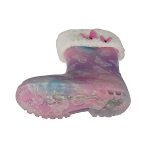 <span class=keywords><strong>Botas</strong></span> <span class=keywords><strong>de</strong></span> <span class=keywords><strong>Agua</strong></span> para <span class=keywords><strong>Niños</strong></span>, Impermeables, con Luces, Antideslizantes, Suaves, Ligeras, con Forro <span class=keywords><strong>de</strong></span> Algodón para Actividades al Aire Libre - Product Image 4