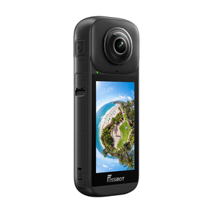 Caméra d'action panoramique binoculaire Fossibot FAC360, accessoires en option, compatible Android 10, 1800 mAh, caméra sportive, caméra étanche - Product Image 4