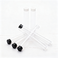 Emballage en tube de plastique PVC transparent personnalisé professionnel avec impression sur écran, taille et diamètre personnalisables