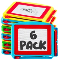 Lot de 12 mini-tablettes d'écriture LCD pour enfants – Tableau de dessin éducatif en plastique de 4,5 pouces – Outil de gribouillage parfait pour les cadeaux de fête