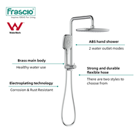 Frascio cartouche en céramique 304 acier inoxydable mitigeur chaud et froid mural salle de bain ensemble de douche système robinets de bain et de douche
