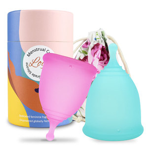 Copa Menstrual de Silicona Reutilizable Ecológica Furuize, Nuevo Diseño, Copa Menstrual Suave de Grado Médico para Mujeres, Cuidado de la Higiene Femenina - Product Image 1