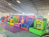 Juego Inflable 8 en 1 para Carnaval y Deportes, con Material Oxford de la Mejor Calidad