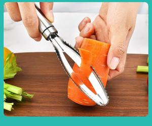 Cuchillo profesional para escalar peces, Mango antideslizante de acero inoxidable 304, orientación de mano ajustable, pesca duradera ecológica - Product Image 3