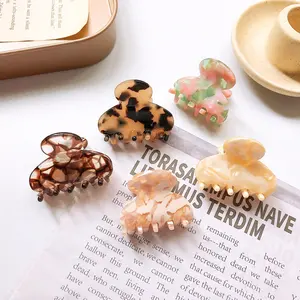 YIYI Wholesale acetic acid small size hair clips French style vintage mini braided side baby hair clip for girls