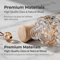 Diffuseur de parfum en gros, nouveau style, flacon en verre, pendentif diffuseur, ornement suspendu pour voiture, aromathérapie, huile essentielle