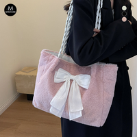 Sac fourre-tout tendance en peluche grande capacité pour femme – Fournisseur en gros