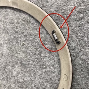 Mini Headlight Electroplated <b>Frame</b> <b>Clip</b> On Plastic Trim Cover 51132752145 - Product Image 1