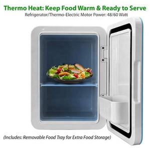 Mini <span class=keywords><strong>Nevera</strong></span> Portátil de 4L para Auto, de Plástico ABS Semiconductor, con Calefacción y Control de Termostato - Product Image 4