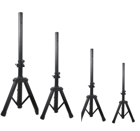 Adjustable Portable and Folding Speaker Tripod, Solid and Stable Steel Speaker Stand
