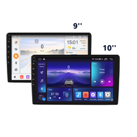 Meihua Autoradio Portable Universel IPS OLED avec Carplay Sans Fil et Navigation GPS pour Toyota, avec Aide à la Marche Arrière