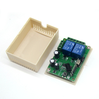 Émetteur-récepteur 2 canaux Télécommande RF à 2 boutons pour porte automatique Télécommande de porte de garage