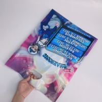 Nouveau Sac Fourre-tout 2026 au Design Original avec Personnage Anime Imprimé, Sac en Plastique Découpé Personnalisé, Sacs de Courses avec Votre Propre Logo