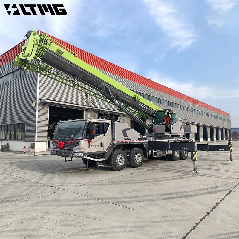 Liftsun di động zommlion Xe Tải Cẩu 5 phần 50ton Telescopic Boom Crane trên xe tải