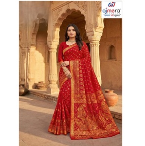 Stylish Elegant Traditional Ajmera Cotton <b>Saree</b> Soft Printed Ethnic Fashion Wear Collection for Women - Product Image 1