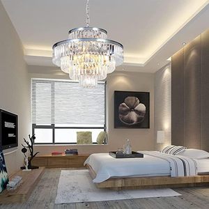 MEEROSEE Kristall leuchter für Wohnzimmer Runde hängende Decken leuchte Kronleuchter Schlafzimmer für <span class=keywords><strong>Forer</strong></span> Hotel MD2950 - Product Image 4