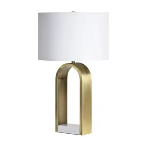 Post Modern Light Luxury Study Bedroom Bedside Lamp North European Model Room Exhibition Hall Living Room Hotel Metal Table Lamp