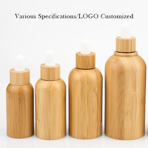 Vietnam WeWood Bouchon à vis en bambou Flacon compte-gouttes en verre 10ml 20ml 30ml 50ml 100ml Couvercles d'huile essentielle Bouchons et fermetures - Product Image 3