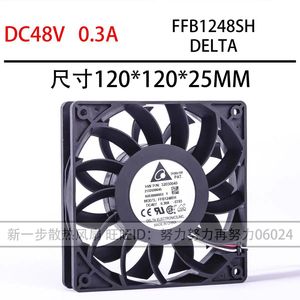 เดลต้า FFB1248SH พัดลมระบายความร้อนด้วยอากาศขนาด 12 ซม. 48V DC สำหรับใช้งานในอุตสาหกรรม - Product Image 5