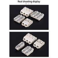 Conector de Bloque de Terminales para PCB SMD 2060, Rectangular, 1/2/3P, Paso de 4.0mm, Aleación de Plata, Corriente Nominal de 9A, para Iluminación LED