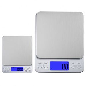เครื่องชั่งดิจิตอลในครัวแบบพื้นฐาน พร้อมจอ LCD รวมแบตเตอรี่ในตัว ชั่งน้ำหนักได้สูงสุด 11 ปอนด์ - Product Image 4