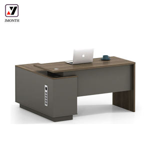 Modern ceviz mobilya yöneticisi masası ekonomik fiyata dayanıklı ahşap yönetici ofis masası - Product Image 2