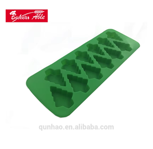 Práctico molde para hornear de silicona con forma de árbol de Navidad, excelente para pastel, jabón, gelatina, Material de resina ecológico, características <span class=keywords><strong>3D</strong></span> - Product Image 2