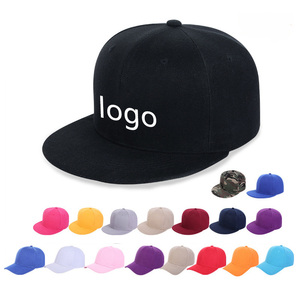 Bán Buôn Hóa Đơn Phẳng Snap Trở Lại Mũ Bóng Chày 5 Bảng Điều Chỉnh Trống Snapback Mũ Đồng Bằng Thêu Hat Với Biểu Tượng Tùy Chỉnh - Product Image 1