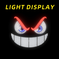Lumières LED universelles USB Plug and Play pour pare-brise de voiture et camion, yeux de démon pour camions
