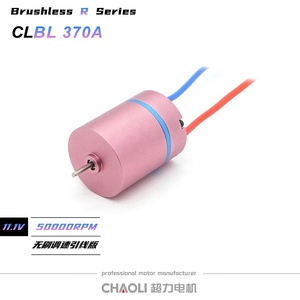 Moteur Brushless Chaoli 370 personnalisé CNC CCW à couple élevé 11.1V 50k pour pistolet électrique AEG <span class=keywords><strong>MP9</strong></span> VP9 Compétitif CE - Product Image 1