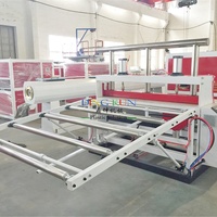 Harga Mesin Pembuat Papan Rangka Pintu Komposit Kayu Plastik Jalur Produksi Ekstrusi Panel Pintu Berongga PVC WPC