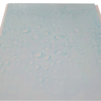 Panneaux de plafond en PVC imperméables modernes, estampage à chaud, motif complexe, grille de plafond ignifuge et insonorisée pour cuisine et salon