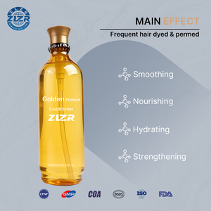 Tratamiento de Keratina Brasileña sin Formaldehído para Uso Profesional en Salón, 1000 ml, Proteína de Oro, Fórmula 2 en 1, Aceite Capilar - Product Image 5