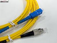 FTTH SC-SC serat optik G657a2 kabel Jumper Mode tunggal kabel Patch serat optik