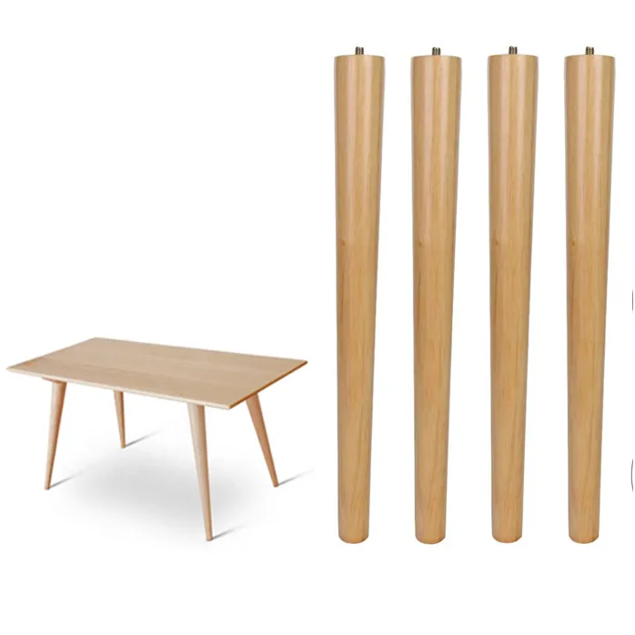 Pieds de Table modernes en bois pour chaise, accessoires de meubles, pièces de remplacement, 1 pièce