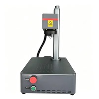 20W-60W JPT MOPA M7 Mesin Pengukir Laser Serat Pendingin Udara untuk Penandaan dan Pencetakan Laser pada Perhiasan, Papan Nama, PLT, BMP, DWG, DST