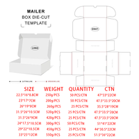 Boîtes d'expédition personnalisées roses en carton ondulé pour vêtements et chaussures, emballage avec impression logo sur deux côtés, boîte cadeau en papier