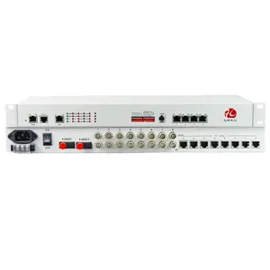 8E1(75ohm + 120ohm)+ 4FE PDH Sợi Multiplexer/Sợi Quang Mux, 1-8 * E1 Với Snmp Và Bảng Điều Khiển G.703 - Product Image 1