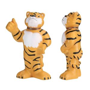 Anti-stress en mousse PU en forme de tigre, personnalisables avec logo, promotionnels, pour enfants de 5 à 7 ans – Meilleures ventes à prix abordable - Product Image 2