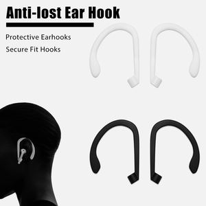 Pour Airpods <span class=keywords><strong>2</strong></span> 3 4 <span class=keywords><strong>Pro</strong></span> pour protéger le support de crochet d'oreille accessoire d'écouteur sans fil Silicone <span class=keywords><strong>sport</strong></span> Anti-perte crochet d'oreille - Product Image 4