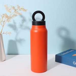 Gourde Sportive Isotherme Magnétique en Acier Inoxydable 24oz Grande Capacité avec Support Téléphone Portable Intégré pour Activités de Plein Air - Product Image 2