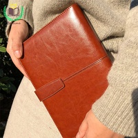 Personnalisé Vintage Rétro à feuilles mobiles a5 reliure à anneaux en cuir agenda agenda