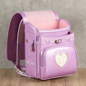 Sac à dos d'école primaire rose de style japonais pour filles, 14 pouces, léger, durable, tendance, avec poche intérieure à fermeture éclair - Product Image 4