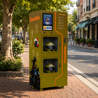 Machine de nettoyage automatique de casques de moto : désinfection rapide, désodorisation, séchage et sélection de parfum
