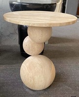 Marbre blanc de Chine avec veines d'or Table basse en marbre Table basse en pierre luxueuse pour le salon à la maison