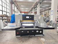 Machine à découper le papier Dapeng QZYK1150DH-10, 115 cm, écran tactile, coupeuse à guillotine hydraulique double pour les imprimeries