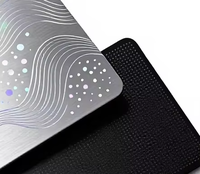 Carte NFC 215 intelligente en métal personnalisée et colorée, 13,56 MHz, étanche, avec puce durable pour la personnalisation de marque
