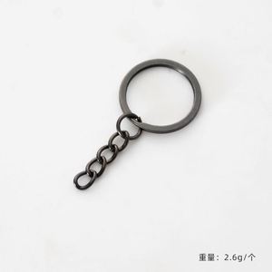 25mm Split <strong>Keyrings</strong> Bulk Jump <strong>Rings</strong> Metal <strong>Rings</strong> with Open Jump Screw Eye Pins Lobster Clasp for Keychain Accessories Art Craft - Product Image 3